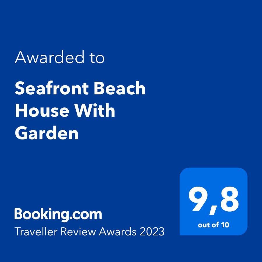 Seafront Calista Beach House With Garden 格利法达 外观 照片
